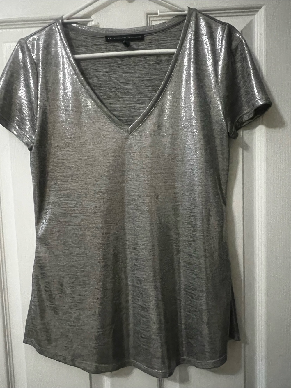 WHBM Metallic top